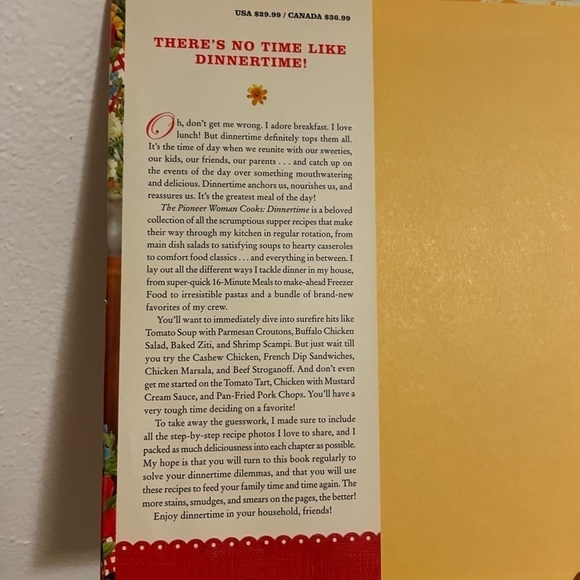 The Pioneer Woman Hardback Cookbook - Picture 4 of 5